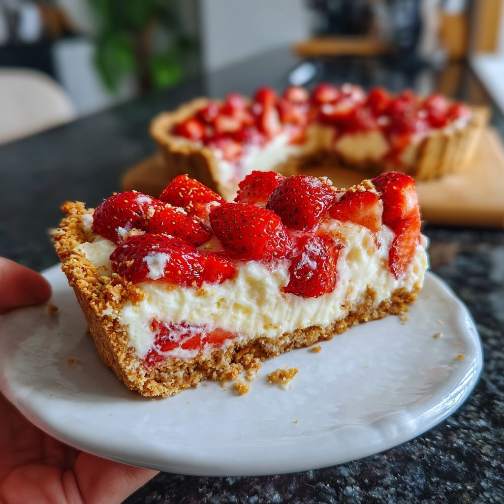Erdbeerkuchen Mit Quarkcreme