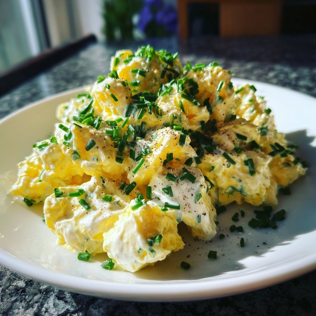 Schnell & Einfach 10-Minuten-Eiersalat mit Joghurt