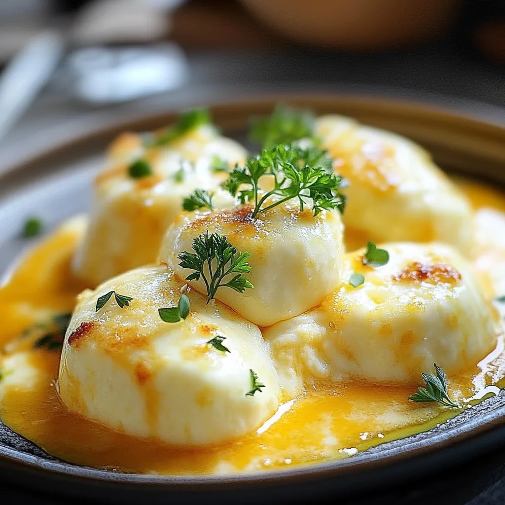 Giotto-Creme. Mit Zimtsahne.