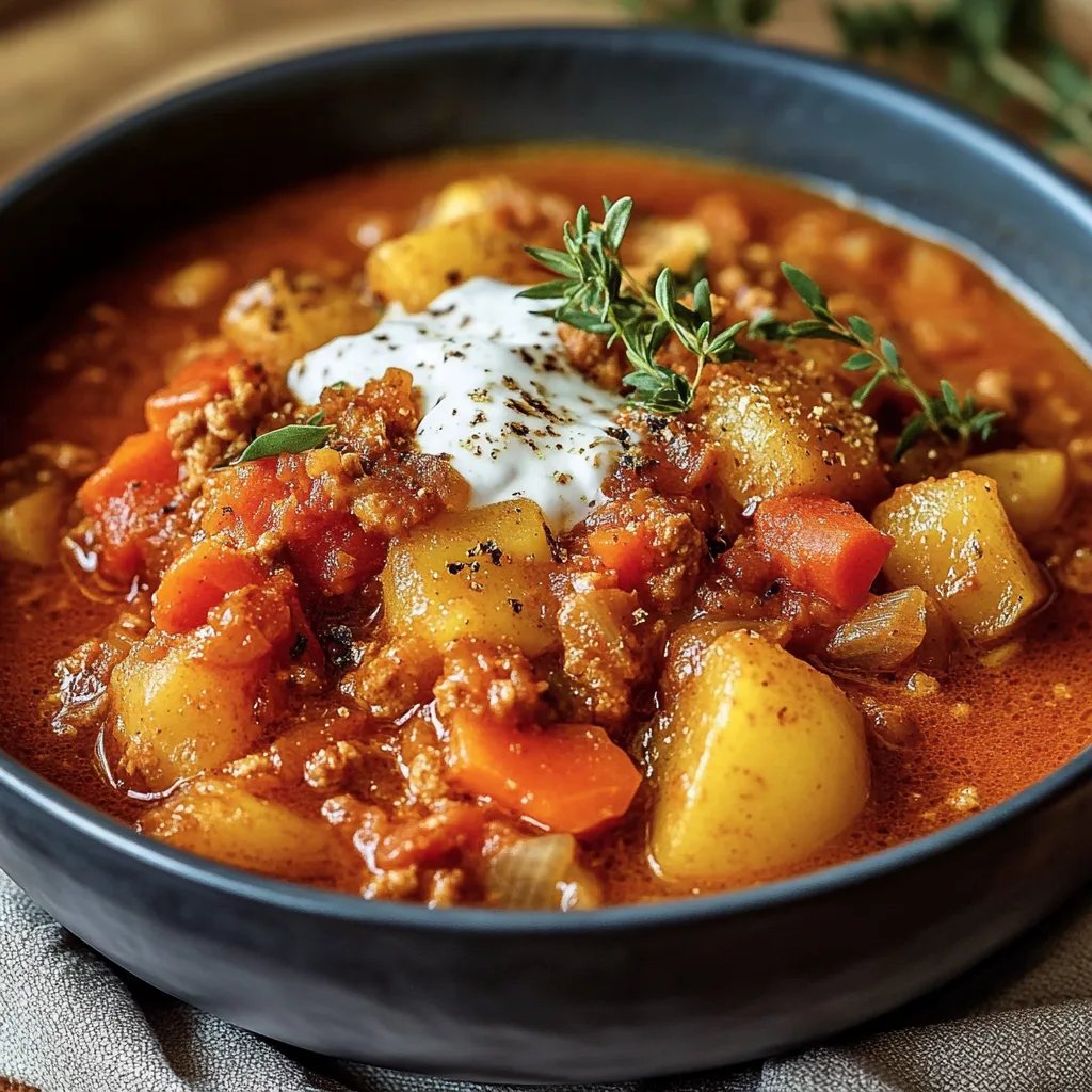 Kartoffel-Kürbis-Linsengulasch