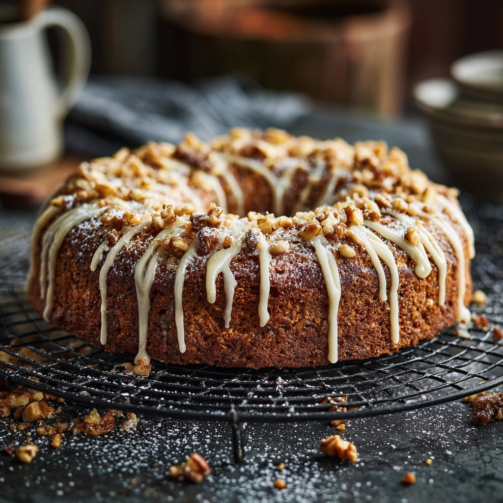 Karottenkuchen Mit Zimt Glasur