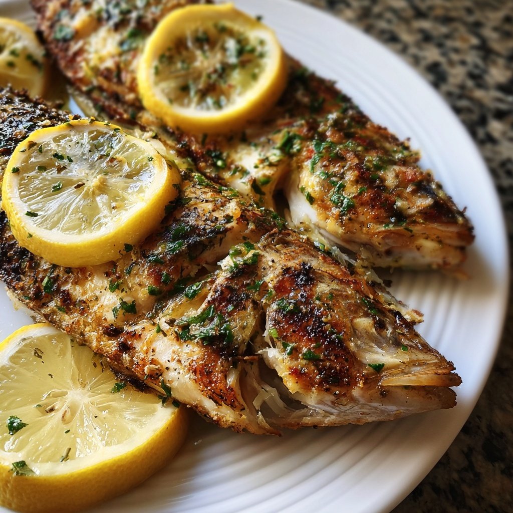Gesund & Leicht Zitronen-Gegrillter Fisch