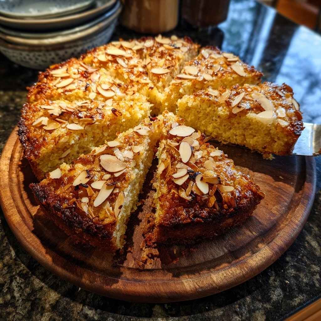 Karottenkuchen Mit Honig Und Mandeln