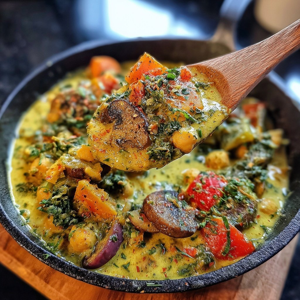 Vegetarische Kichererbsen Pfanne