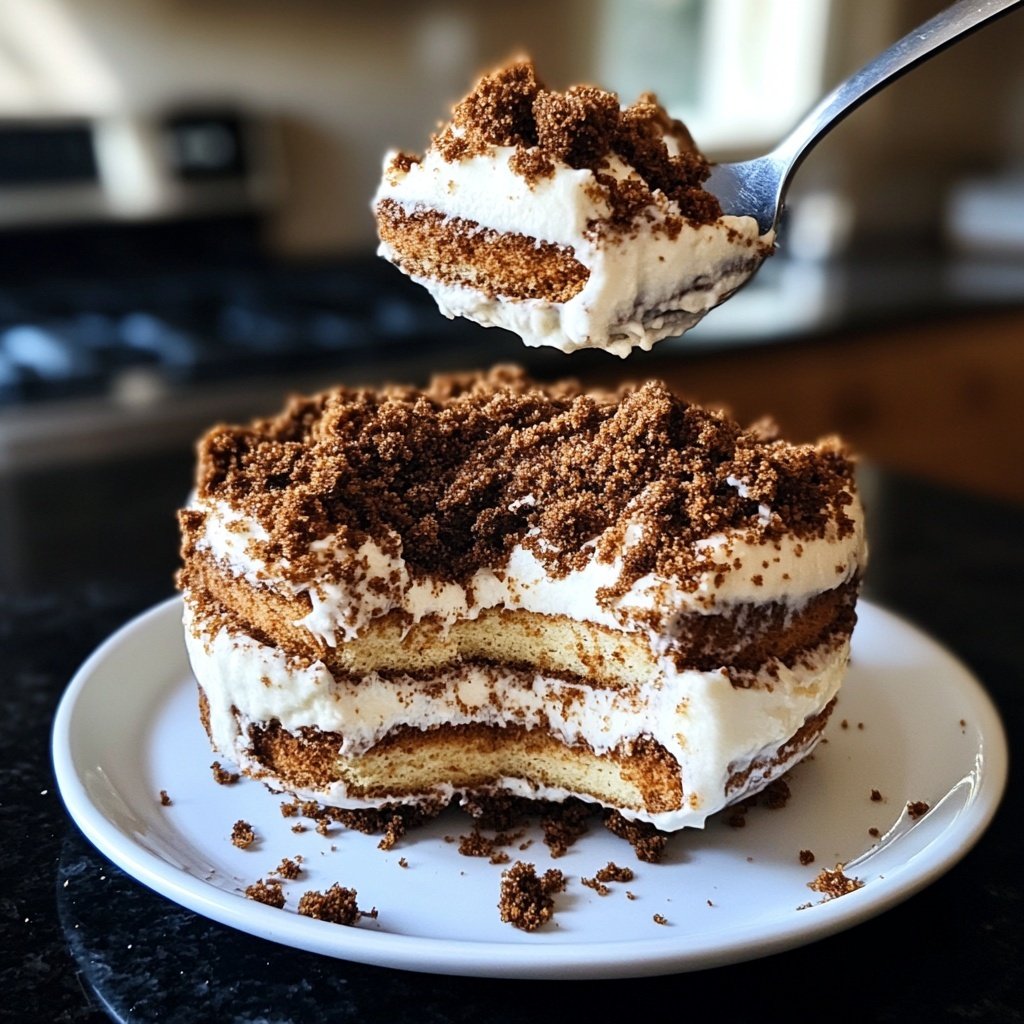 Super einfaches Lebkuchen Tiramisu ohne Ei